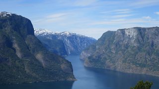 ソグネフィヨルドを一望