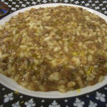 見た目は悪いですが、味は良かったっす　リゾット