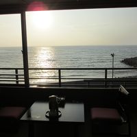 夕陽を望む客室