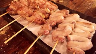 ホルモンが多い焼き豚屋さん