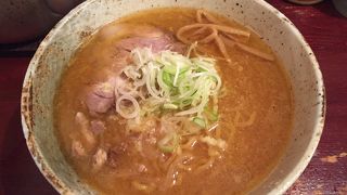 南小樽駅から徒歩10分。安定の美味しさ味噌ラーメン。