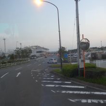 大分空港全景右手は駐車場
