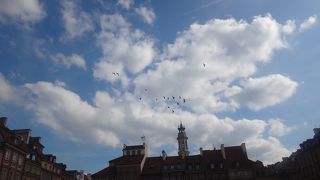 新旧のワルシャワが混在して共存