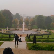 広いお庭です。