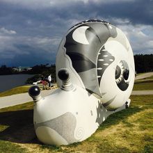 様々な彫刻がありました