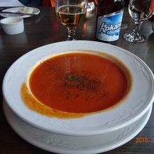 赤ピーマンのスープ