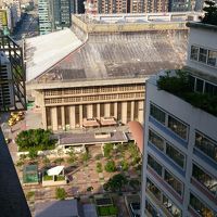 部屋から見える台北駅