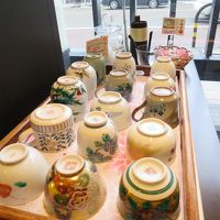 ロビーのフリーお茶コーナー