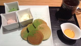 抹茶パンケーキ