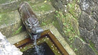 竜の口から湧き出る水は飲料水としても使われました