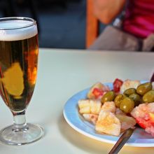 この日のただタパはさっぱりサワー味のポテトサラダ