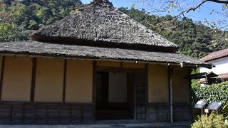 偉人が過ごした小さな家。