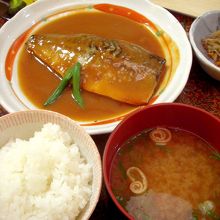 さばの味噌煮定食