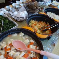 朝食の一部（沖縄料理コーナー）