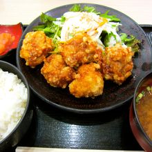 唐揚げ御膳