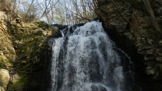 『浅間大滝』　水量豊富な美しい滝です