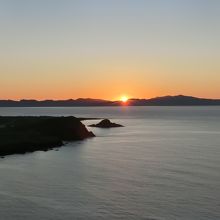 ペシ岬からのサンセット