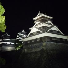 熊本城の夜景