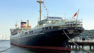 日本郵船氷川丸　一等児童室　一等食堂　