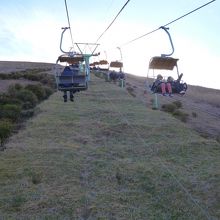 リフトから見た景色（登り）