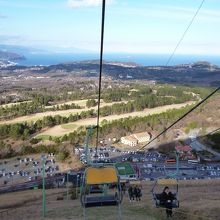 リフトから見た景色（降り）