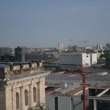 屋上からはベルリン市内が一望できます