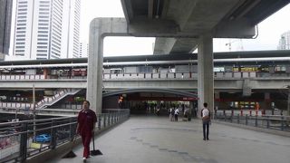 エアポートレールリンクとBTSの乗換駅