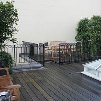 部屋付きのプライベートテラスです。
