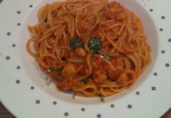 パスタのランチ