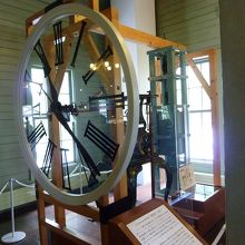 時計の機械部分を見学できます