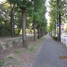 川崎市側の前面道路