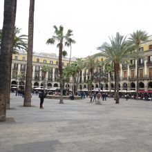 ヨーロッパらしい広場