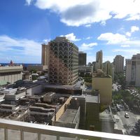 客室からの眺望（ワイキキビーチ方面）