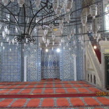 モスク内のタイル