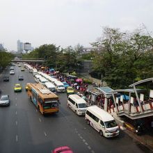 マーケット側の出口。