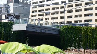 ユニークなデザインの橋