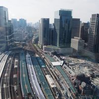 朝の景色。電車を見るだけで楽しい！