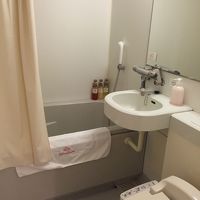 バスルームはビジネスホテルタイプ