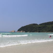 どこまでも美しい海