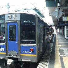 盛岡駅から八戸へ向かいました。「ＩＧＲ」とも呼ばれてます。