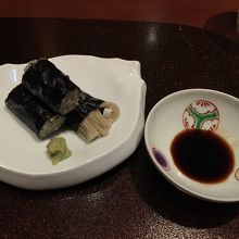 シコシコの蕎麦寿司