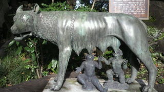 ローマ帝国を統一した兄弟は、幼児の頃、狼の乳を飲んで成長したとのことです。