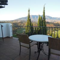 部屋のバルコニー