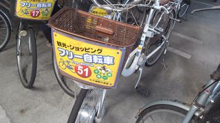 千歳駅前にレンタサイクル