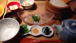 桜テラスに出来た定食屋