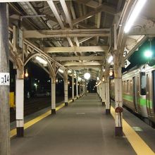帰りの小樽駅です。列車の時刻にご注意下さい。