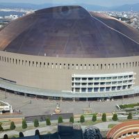 ドーム一望できます。