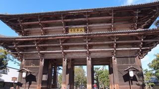 東大寺に来たーっ！とテンションがあがる