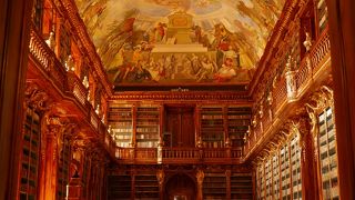 ストラホフ修道院，哲学の間・神学の間。