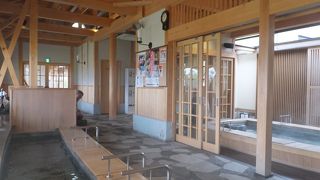 足湯が気持ちいい